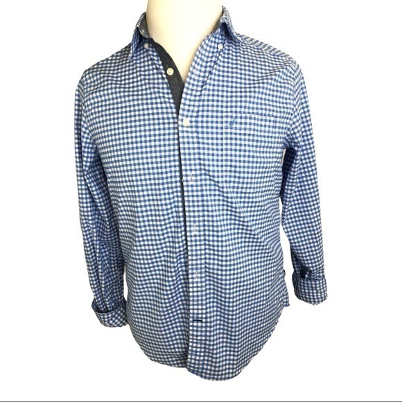 Nautica Other - Nautica Mens Dress Shirt Gingham Plaid